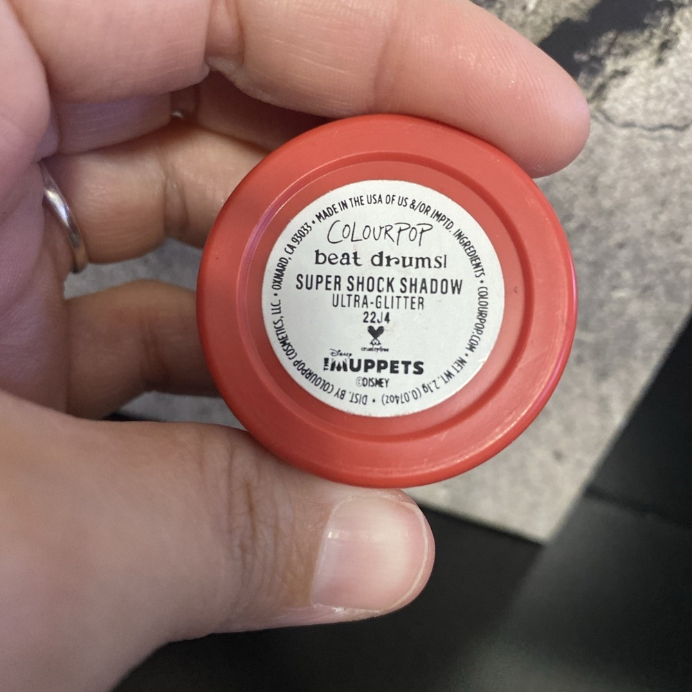 Colourpop Disney The Muppets Animal ( Beat Drums ) Coral Red New No Box - Picture 3 of 4